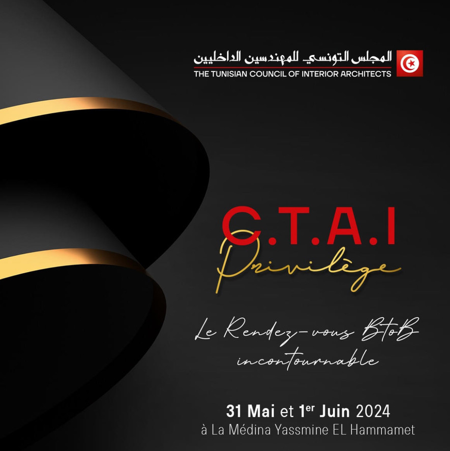 Official CTAI Privilège poster for 31 May and 1 June 2024 in Yasmine Hammamet.